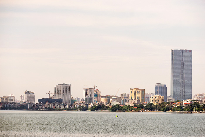 Biking Around West Lake In Hanoi