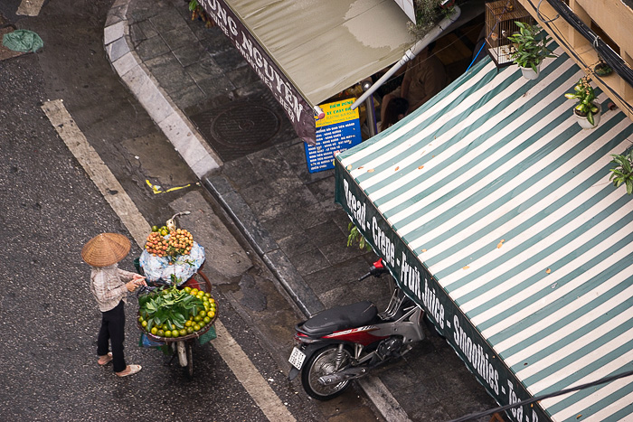 Street Seller Hanoi